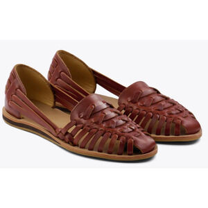 NWT Nisolo Women's Women's Huarache Sandal Brandy Size 6